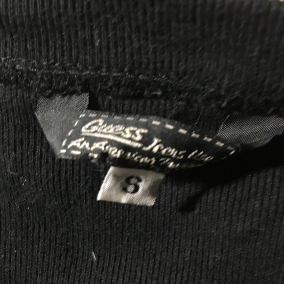 **DONATED**Guess Jeans Black Long Sleeve Top - Picture 4 of 5